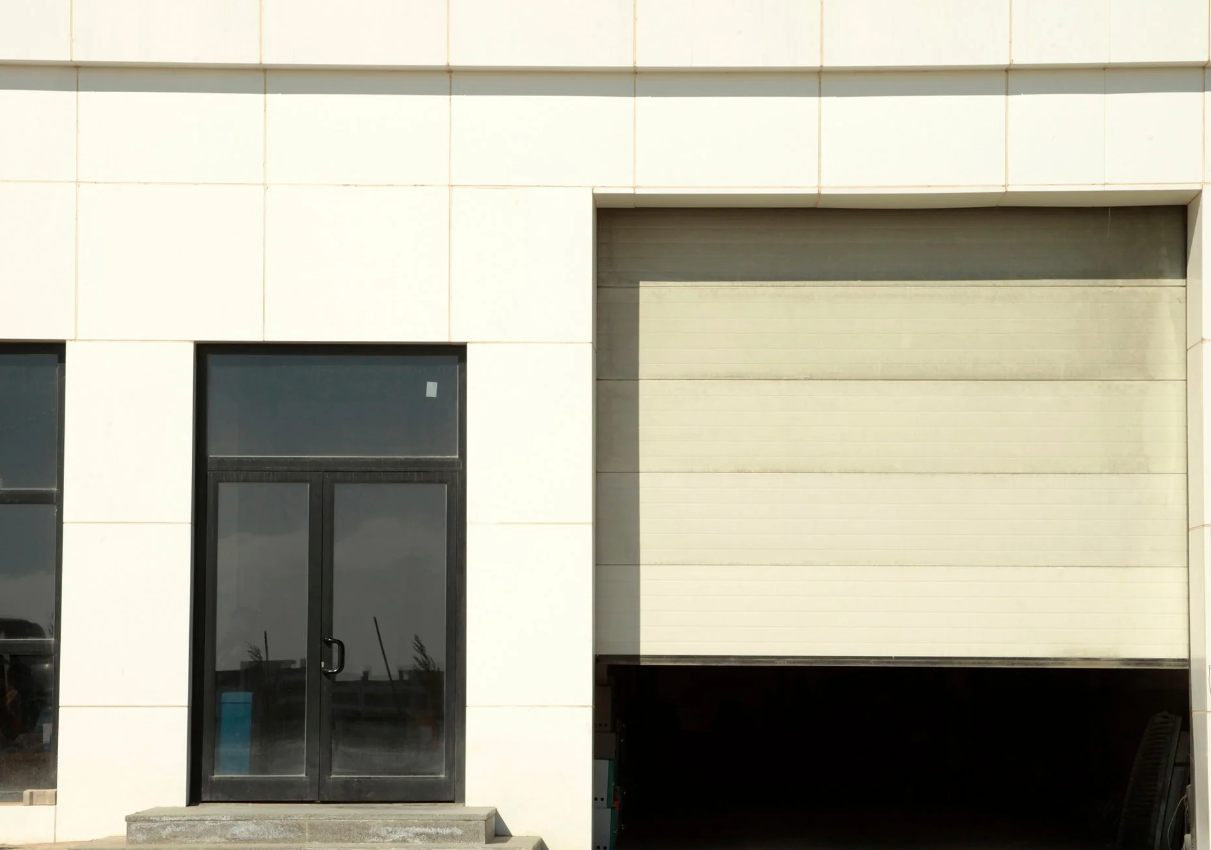 garage door section replacement.