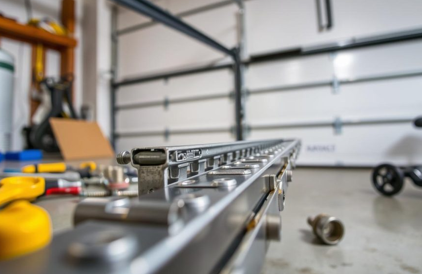 garage door track repair.